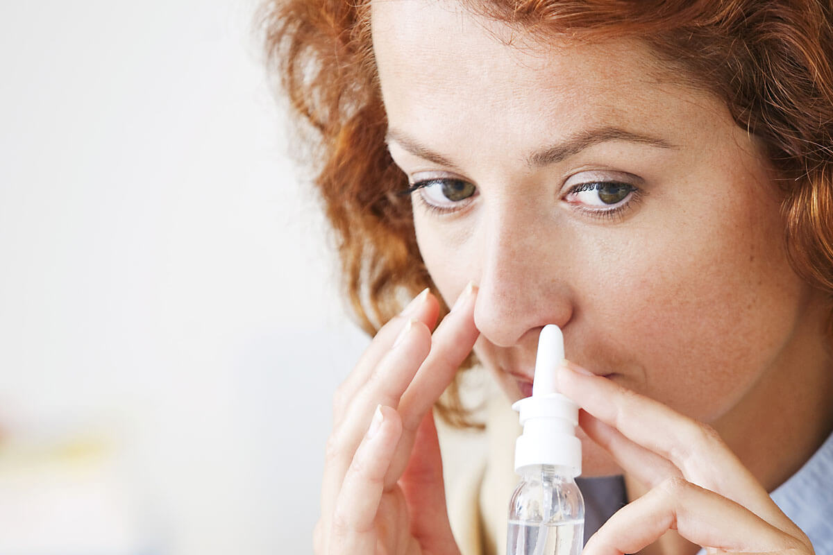 Abschwellende Nasensprays sollten nicht länger als eine Woche lang angewendet werden.